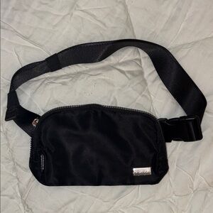 G-Shock Black Belt Bag Unisex EUC Nylon Durable Multiple Pockets Secure